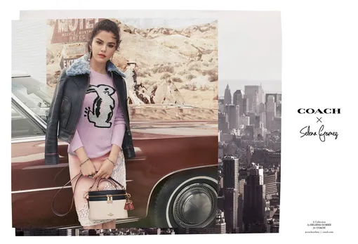 Кадр рекламной кампании Coach x Selena Gomez