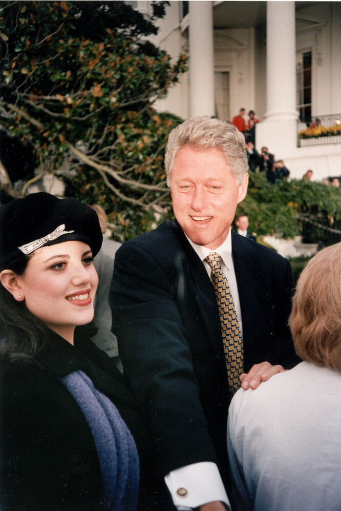 Билл Клинтон и Моника Левински, 1996