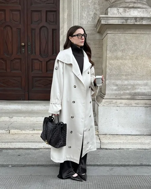 модный длинный тренч модный длинный тренч