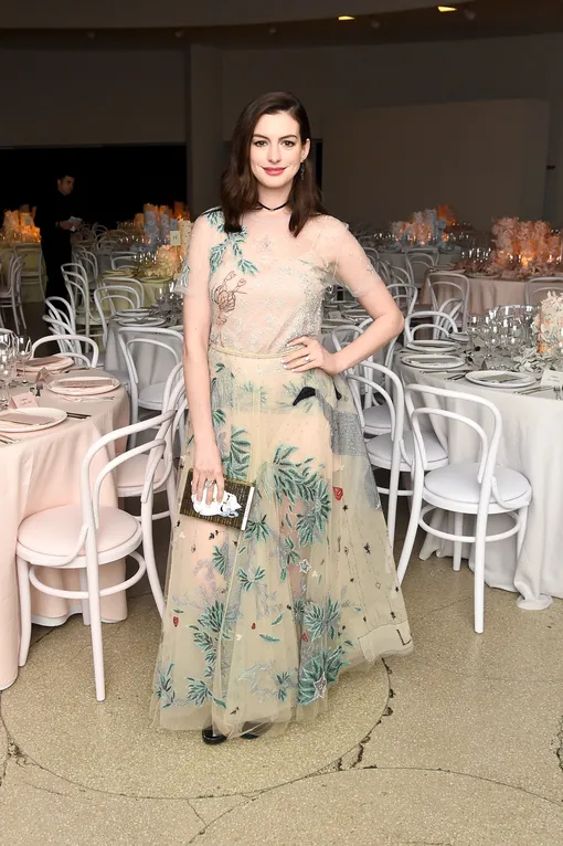 Энн Хэтэуэй на гала-вечере Dior в 2016 году