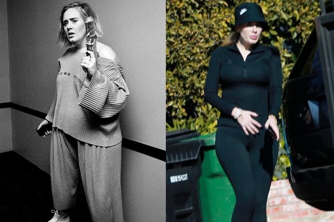Адель до и после похудения