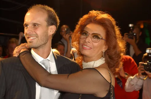Софи Лорен и ее сын Эдоардо