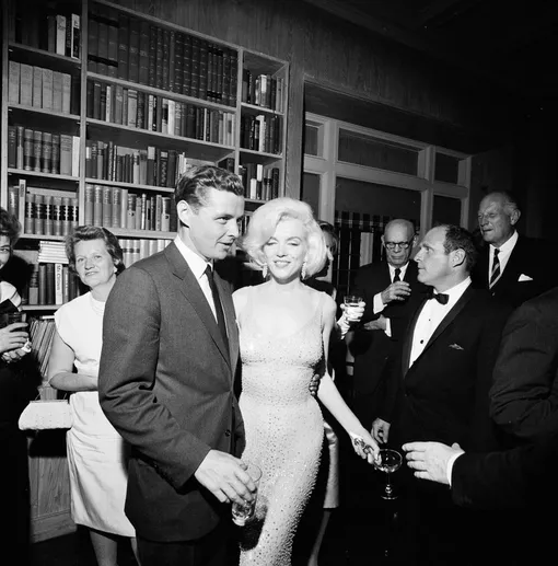 Мэрилин Монро в «голом» платье в 1962 году