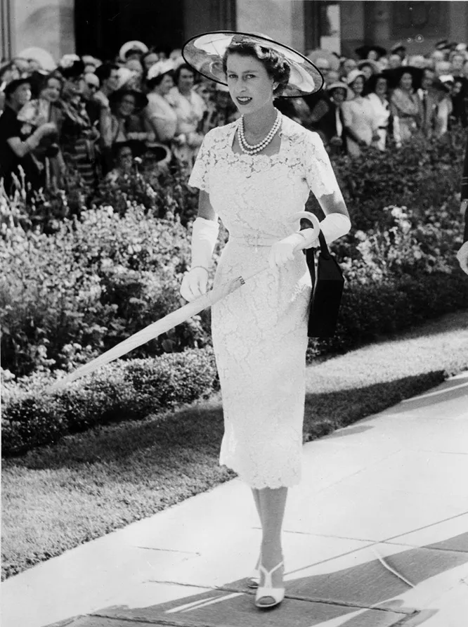 Королева Елизавета II в Австралии в 1954 году