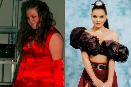 Софья Таюрская до и после похудения