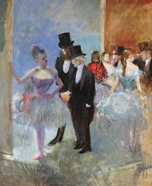 «Фойе оперы», Жан-Луи Форен, 1885 г.