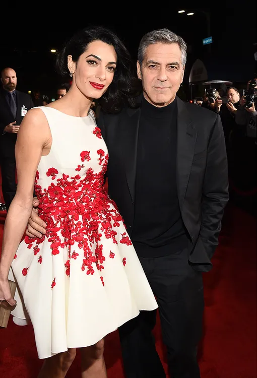 Амаль и Джордж Клуни. Фото: Rex Features