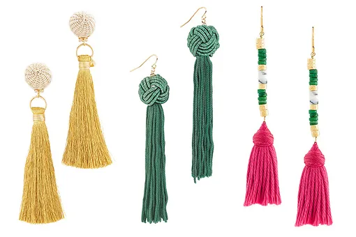 Mercedes Salazar, $150 на ru.shopbop.com; Vanessa Mooney, $45 на ru.shopbop.com и Aurelie Bidermann, 13 800 рублей на Farfetch Mercedes Salazar, $150 на ru.shopbop.com; Vanessa Mooney, $45 на ru.shopbop.com и Aurelie Bidermann, 13 800 рублей на Farfetch