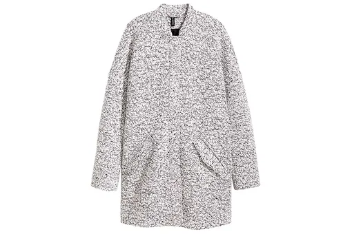 Пальто из хлопка, шерсти и полиэстера, H&M, 3999 руб., H&M.