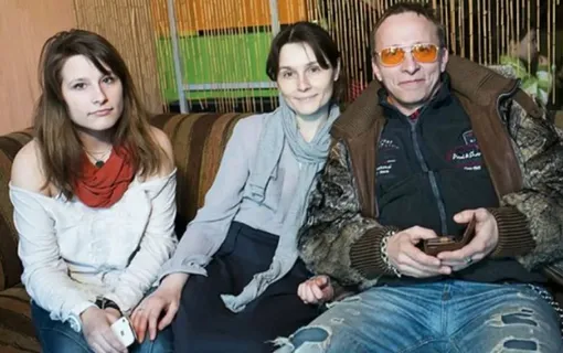 Иван Охлобыстин с женой и дочерью