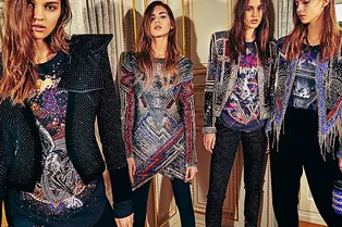 Возвращение Зигги Стардаста: 40 рок-н-ролльных образов Balmain на осень