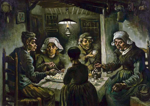 «Едоки картофеля». Винсент Ван Гог. 1885 год