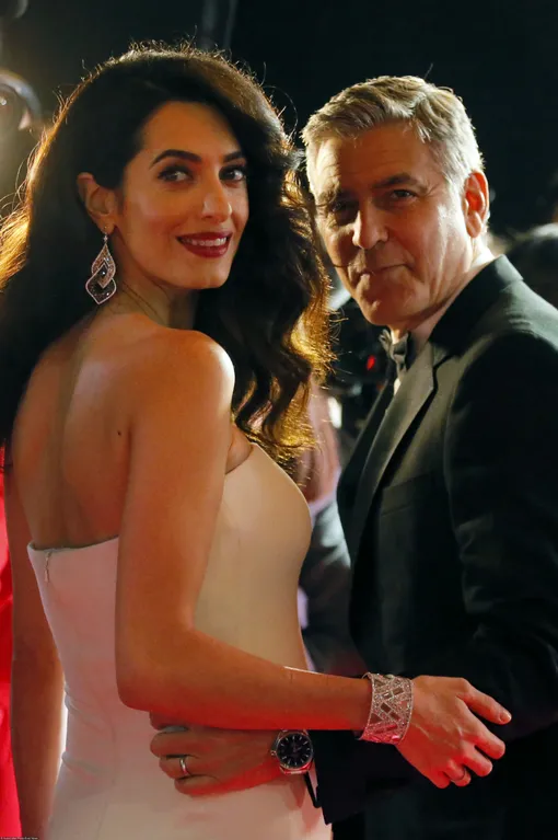 Амаль и Джордж Клуни на кинопремии «Сезар»