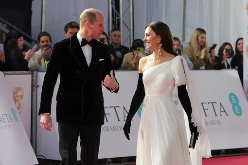 Принц Уильям и Кейт Миддлтон на BAFTA-2023