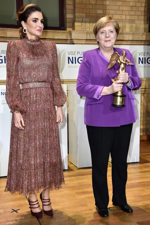Королева Рания и Ангела Меркель