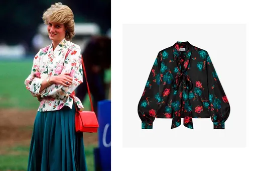 Блуза из 80-х: наследие принцессы Дианы в наших гардеробах