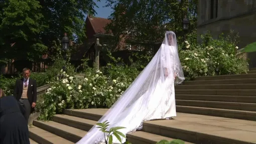 Меган Маркл в день своей свадьбы