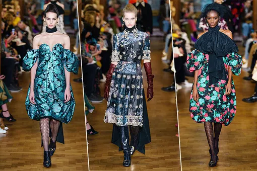 Викторианский бал: показ Erdem FW 2019