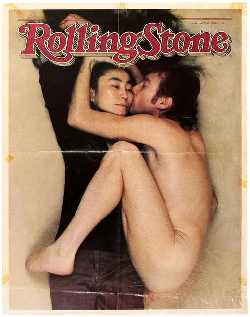 Поцелуй Йоко Оно и Джона Леннона