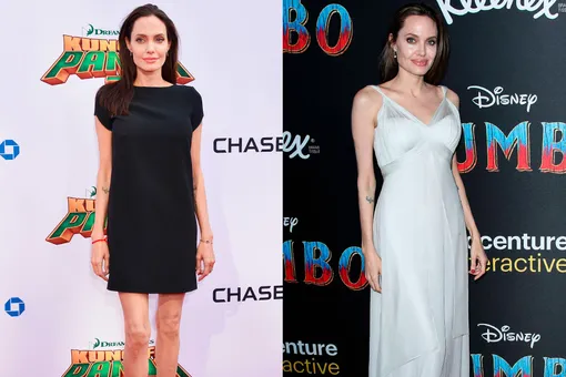 Анджелина Джоли тогда и сейчас