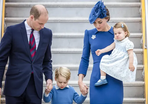 Герцог и герцогиня Кембриджский с детьми