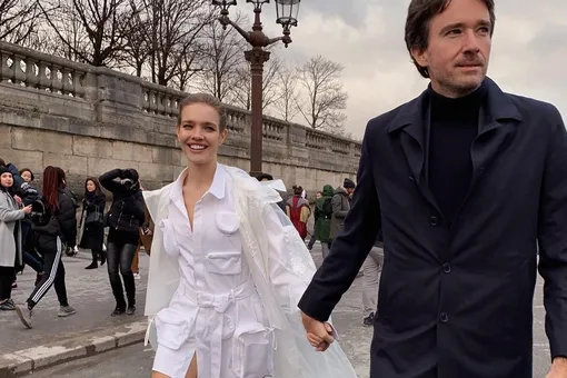 Идеальная пара: Наталья Водянова с мужем в сочетающихся total looks