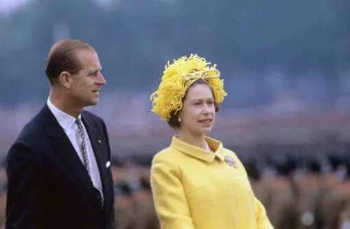 Принц Филипп и Елизавета II; 1965 год Принц Филипп и Елизавета II; 1965 год