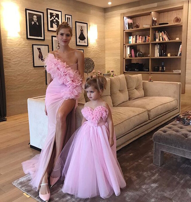 Елена Перминова с дочерью