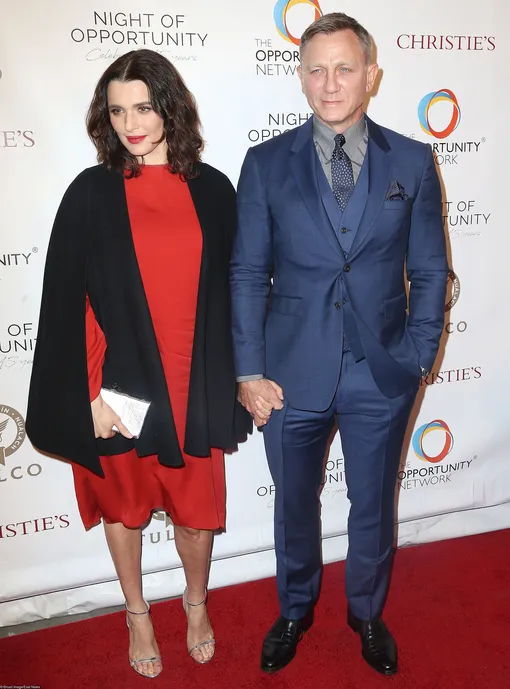 Рейчел Вайс и Дэниел Крейг на гала-вечере Night Of Opportunity в Нью-Йорке, апрель 2018 года