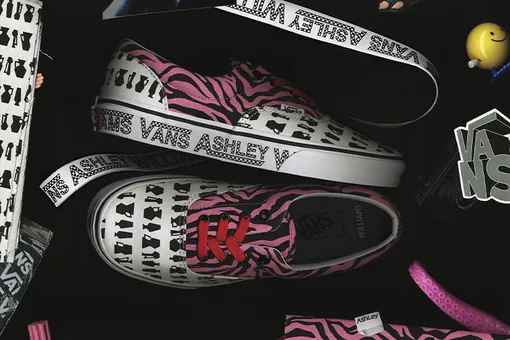 Кеды с яркими принтами в коллекции Vans и Ashley Williams