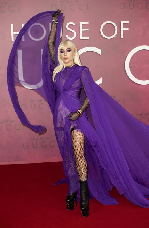 Леди Гага на премьере фильма «Дом Gucci» в 2021 году