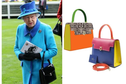 По-весеннему: любимую черную сумку Елизаветы II «перекрасили» в яркие цвета