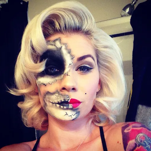 макияж на хеллоуин 2015