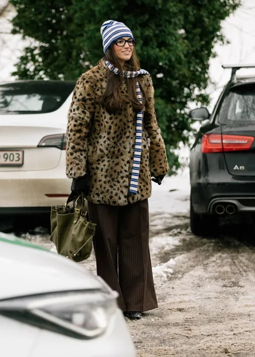 Верхняя одежда с анималистическим принтом