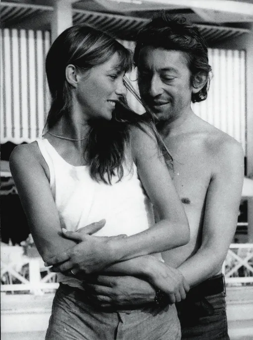 Джейн Биркин и Серж Генсбур в 1970 году