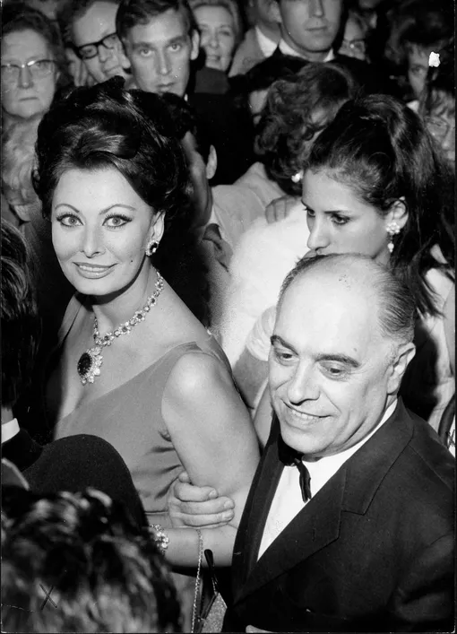 1966 г. Софи Лорен и Карло Понти