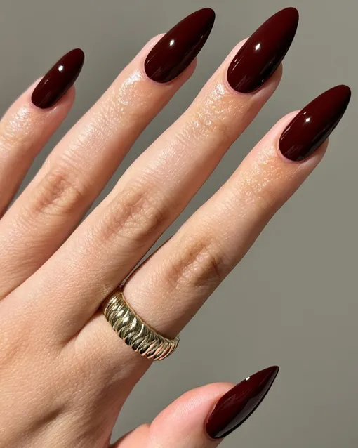 Шоколадный маникюр