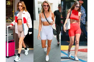 Знаменитости, которые надели модные велосипедки, но что-то пошло не так