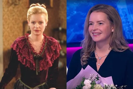 Анна Табанина (слева — в сериале «Бедная Настя», справа — скриншот из программы «Давно не виделись» телеканала 78) Анна Табанина (слева — в сериале «Бедная Настя», справа — )