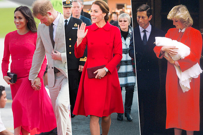 Кому из членов британской королевской семьи красный идёт больше?
