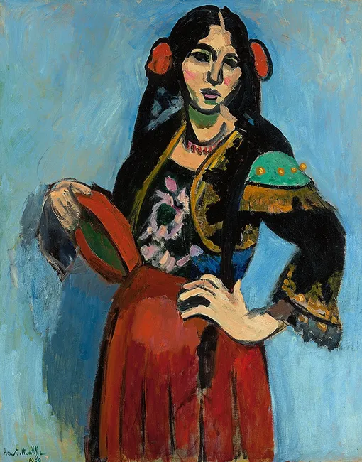 Анри Матисс. Испанка с бубном. 1909. Государственный музей изобразительных искусств им. А. С. Пушкина Анри Матисс. Испанка с бубном. 1909. Государственный музей изобразительных искусств им. А. С. Пушкина
