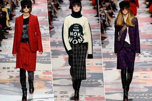 Феминизм в стиле протестующих 60-х: 19 образов Christian Dior Осень-зима 2018
