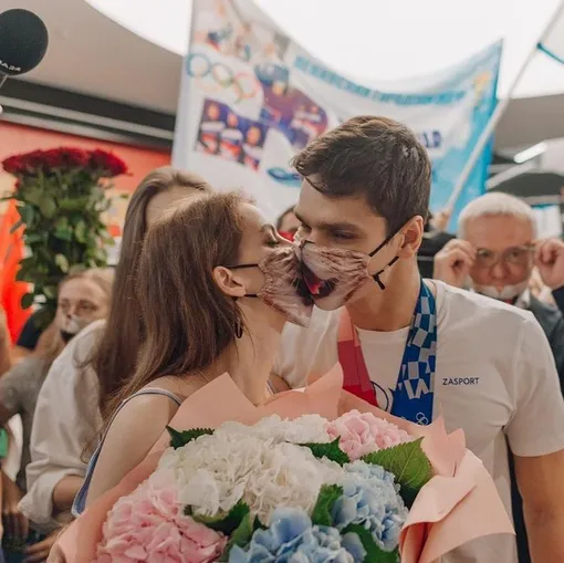 Евгений Рылов с возлюбленной Евгений Рылов с возлюбленной