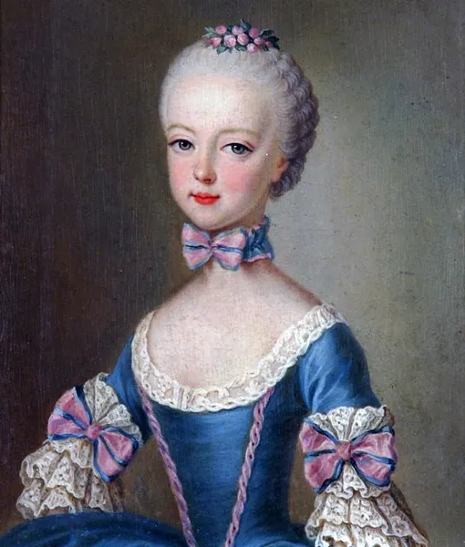 Портрет юной Марии-Антуанетты