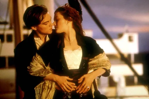 Леонардо диКаприо и Кейт Уинслет в «Титанике»
