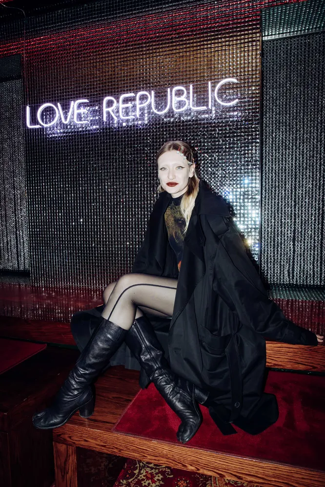 Маша Миногарова на вечеринке Love Republic
