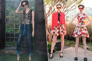 Кружево, рюши и вышивка: 25 крутых луков Alice and Olivia, которые нужно увидеть