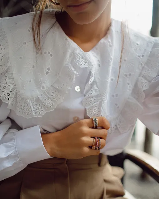 Блуза с воротничком — тренд сезона