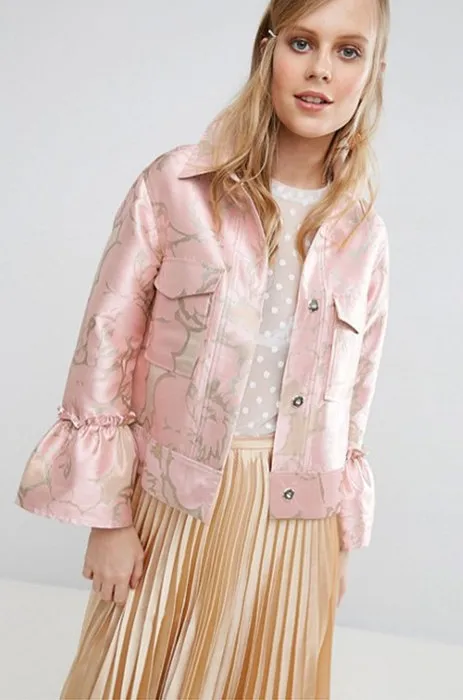 Жаккардовая куртка ASOS Premium, примерно 4231 руб. Жаккардовая куртка ASOS Premium, примерно 4231 руб.
