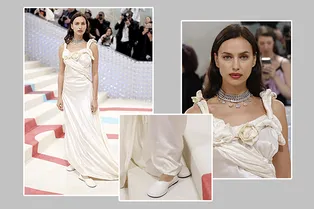 Все обсуждают выход Ирины Шейк на Met Gala: почему наряд супермодели стал прецедентом для мира моды Все обсуждают выход Ирины Шейк на Met Gala: почему наряд супермодели стал прецедентом для мира моды
